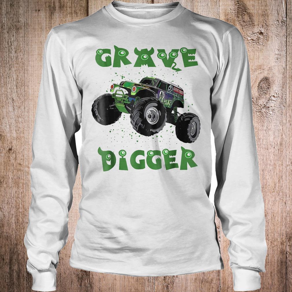Monster Truck Grave green Digger racing shirt Longsleeve Tee Unisex