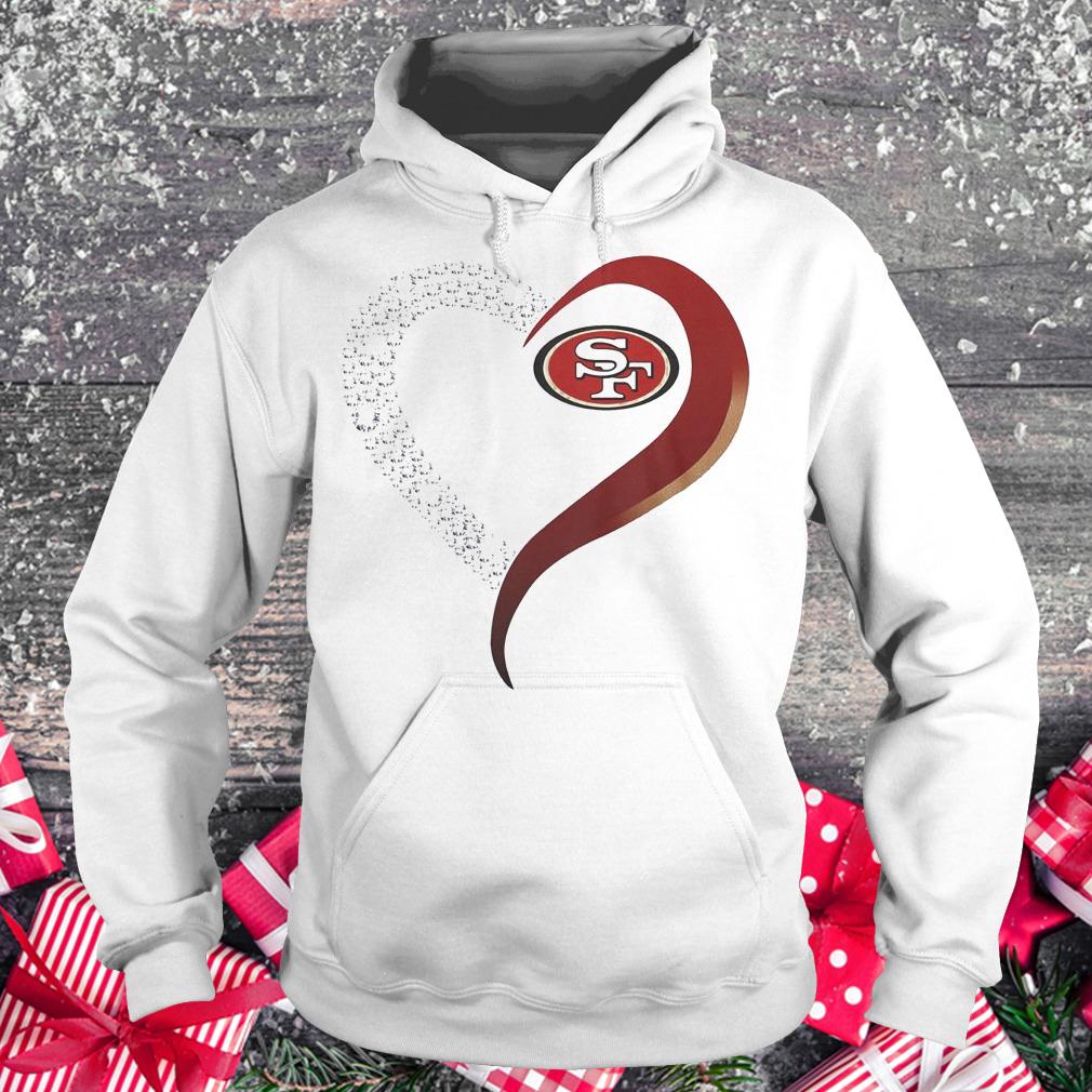 San Francisco heart blink shirt Hoodie