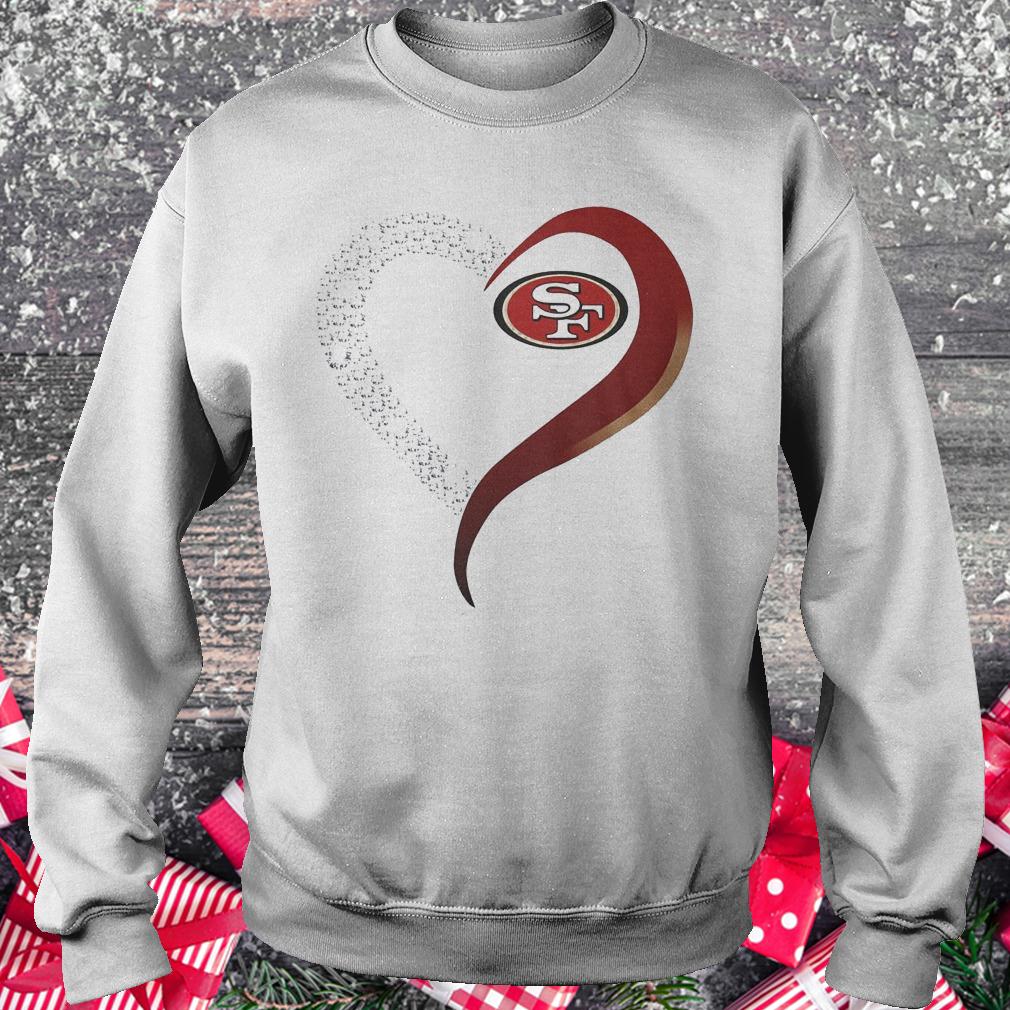 San Francisco heart blink shirt Sweatshirt Unisex