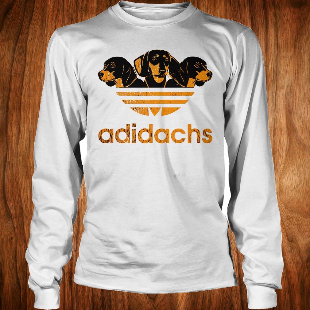 Awesome AdiDachshund Adidas mashup Dachshund shirt Longsleeve Tee Unisex