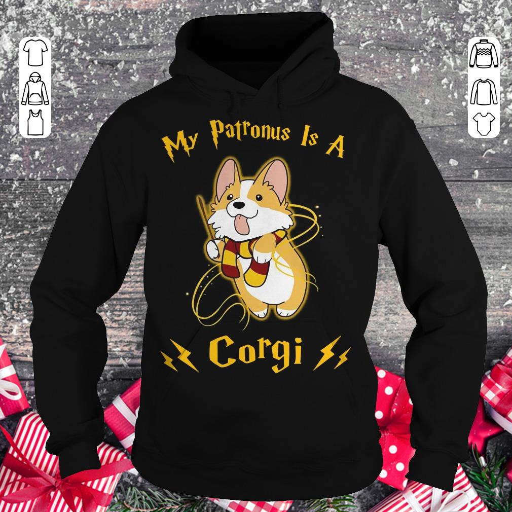 Awesome My patronus is a corgi shirt Hoodie