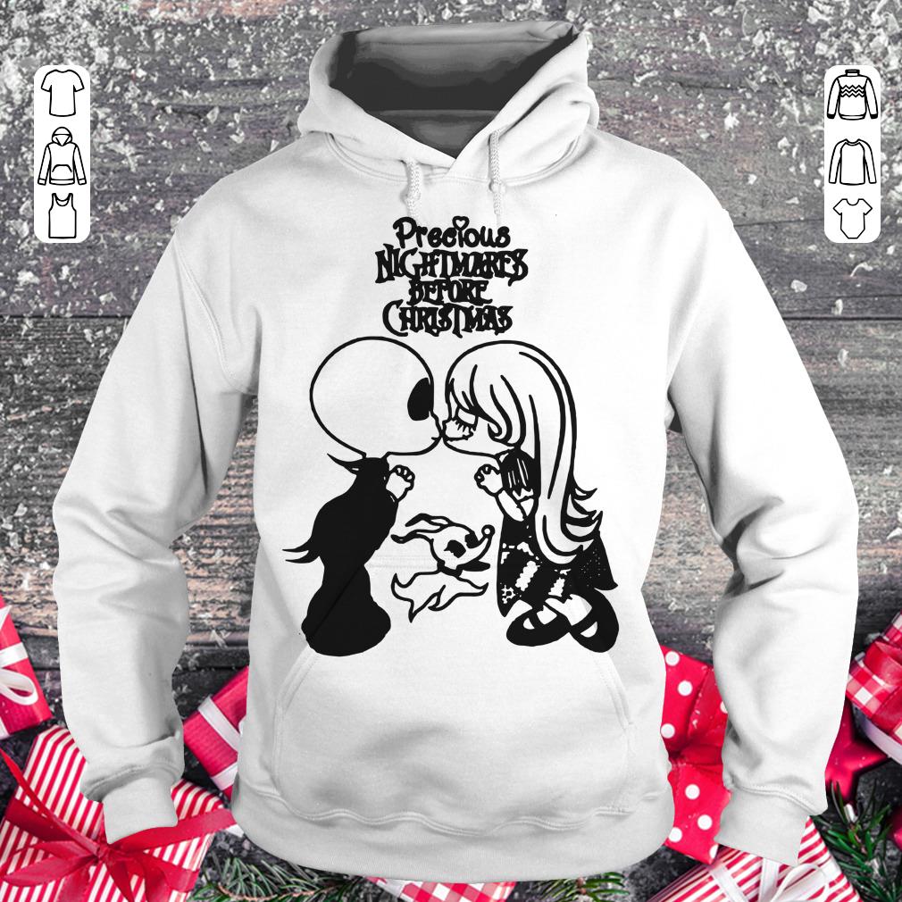 Awesome Precious nightmares before Christmas Jack Skellington and Sally shirt Hoodie