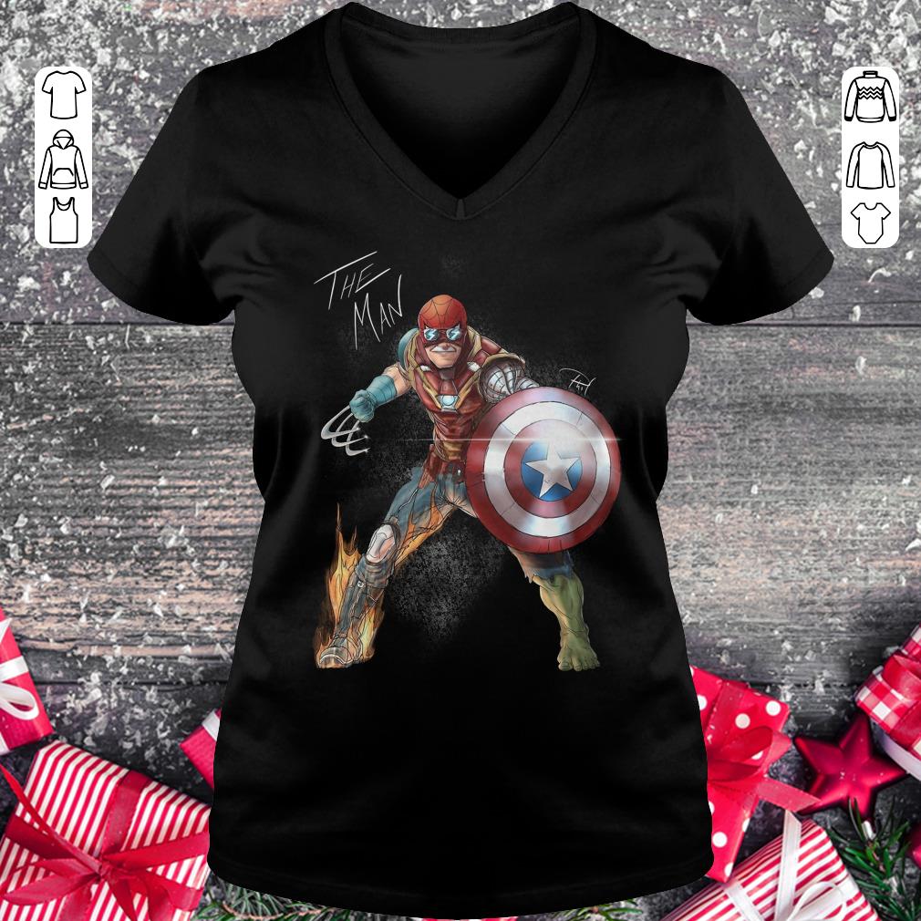 Awesome Stan Lee One with his universe shirt Ladies V-Neck