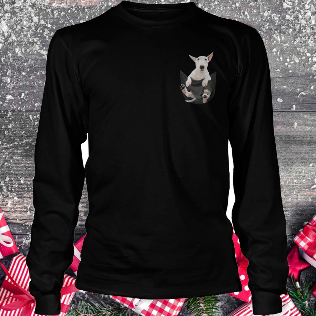 Best price Bull Terrier Pocket shirt Longsleeve Tee Unisex