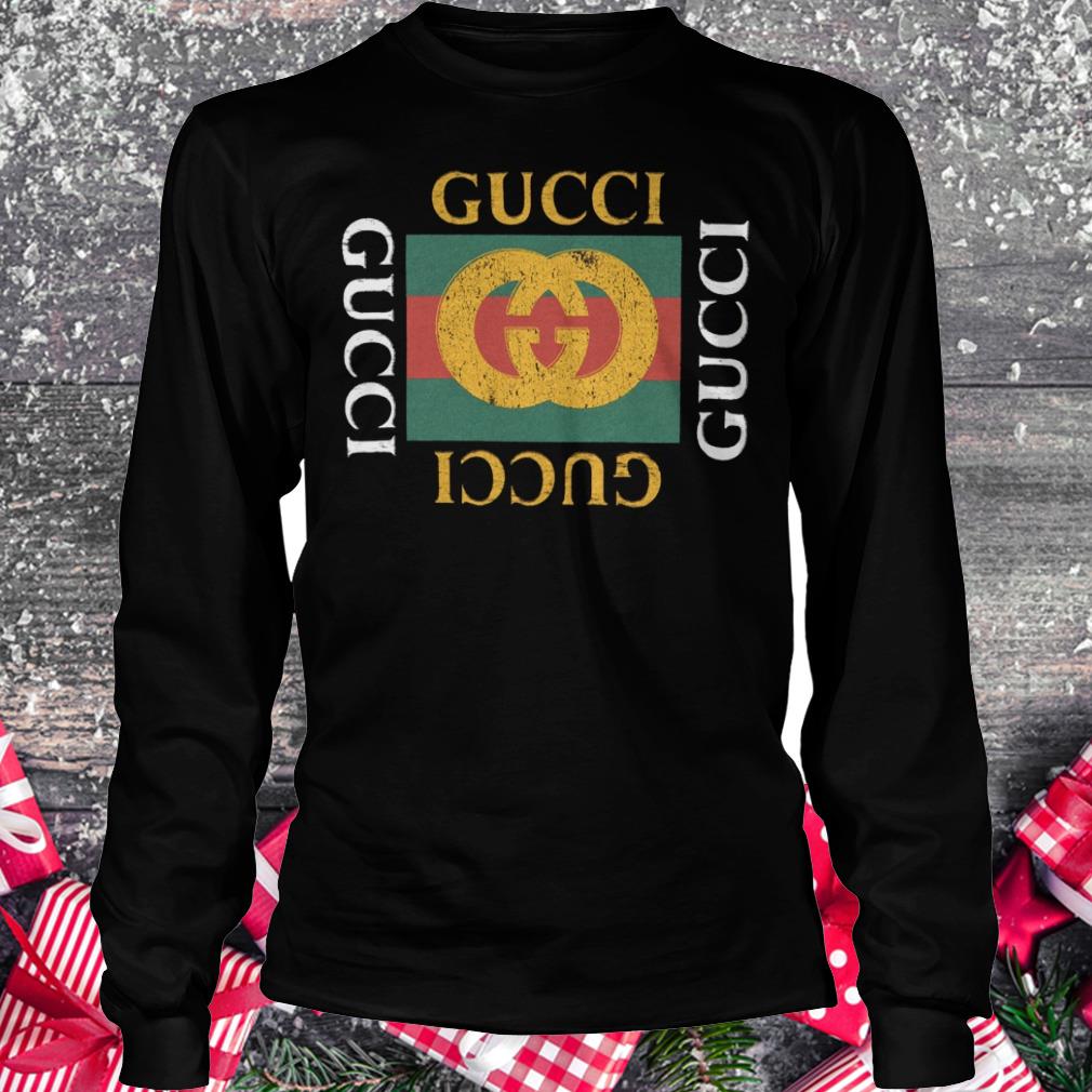 Best price Gucci logo printed shirt Longsleeve Tee Unisex