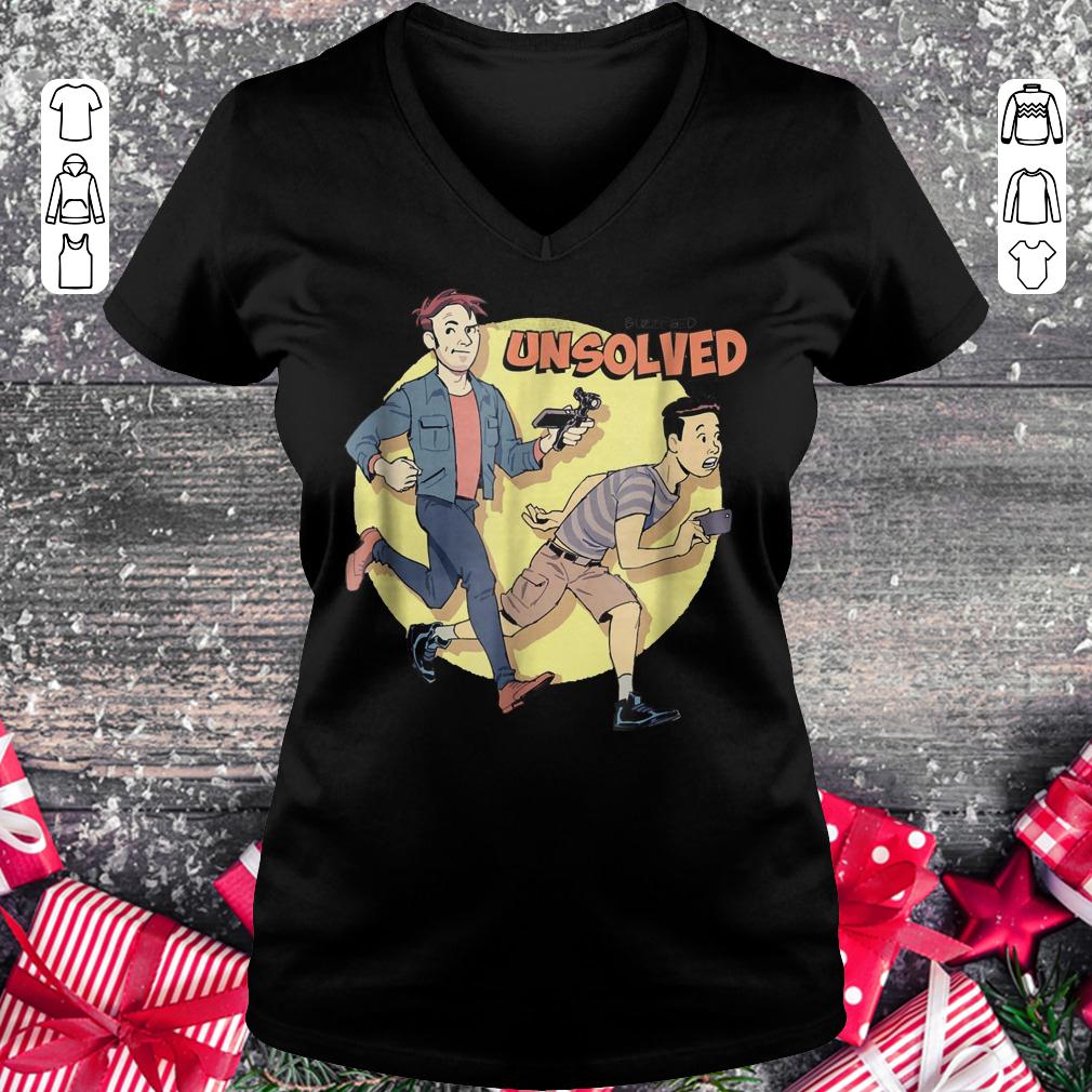 BuzzFeed Unsolved Saturday Morning shirt Ladies V-Neck