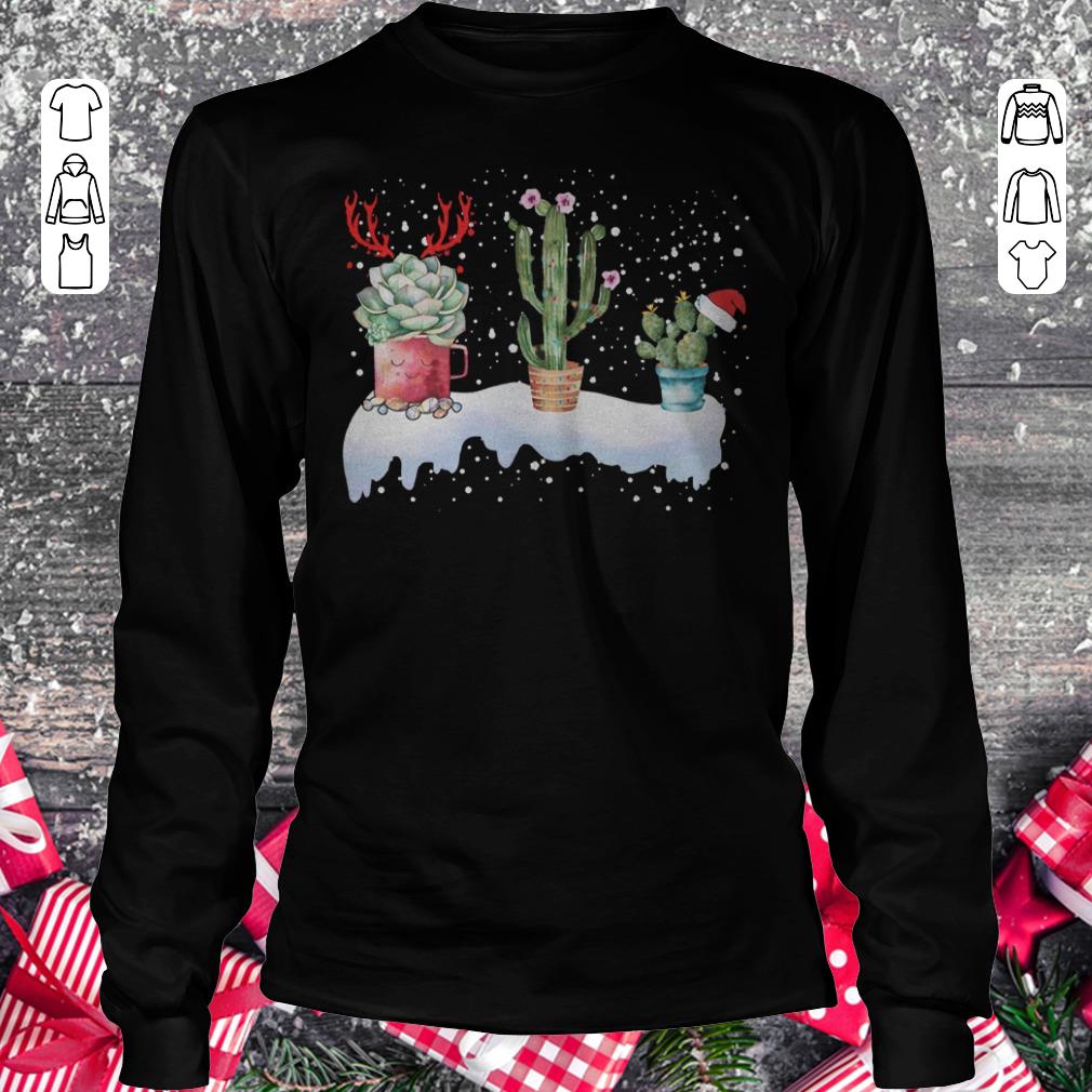 Cactus Christmas Longsleeve Tee Unisex