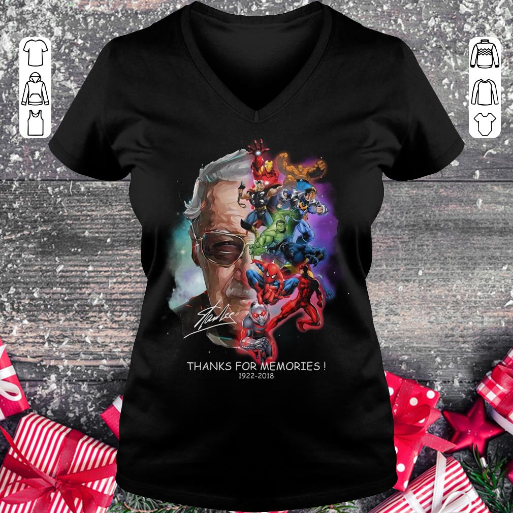 Funny Stan Lee Father Of Marvel shirt Ladies V-Neck