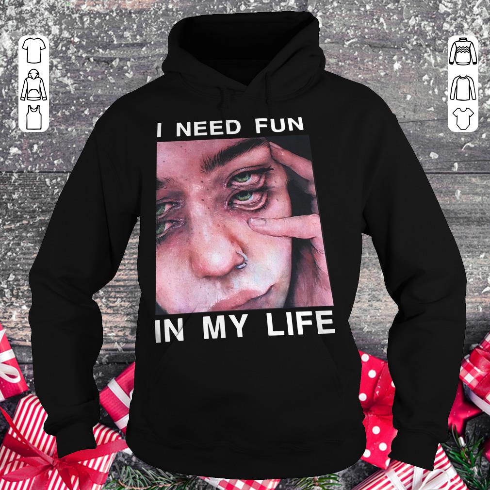 Hot I need fun in my life The Drums Surreal Glitchy shirt Hoodie