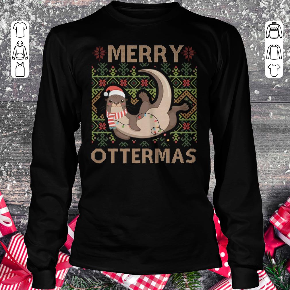 Hot Merry Ottermas shirt Longsleeve Tee Unisex