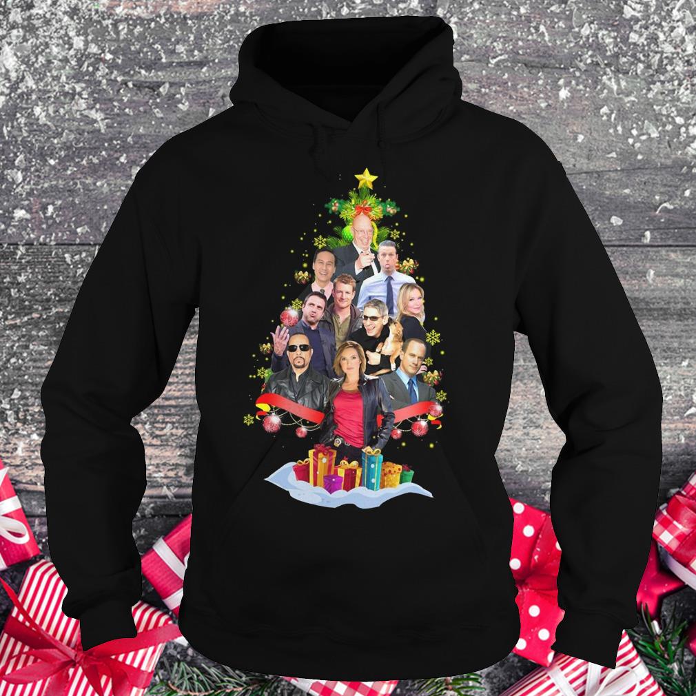 Law Order SVU Fans Christmas Tree shirt Hoodie