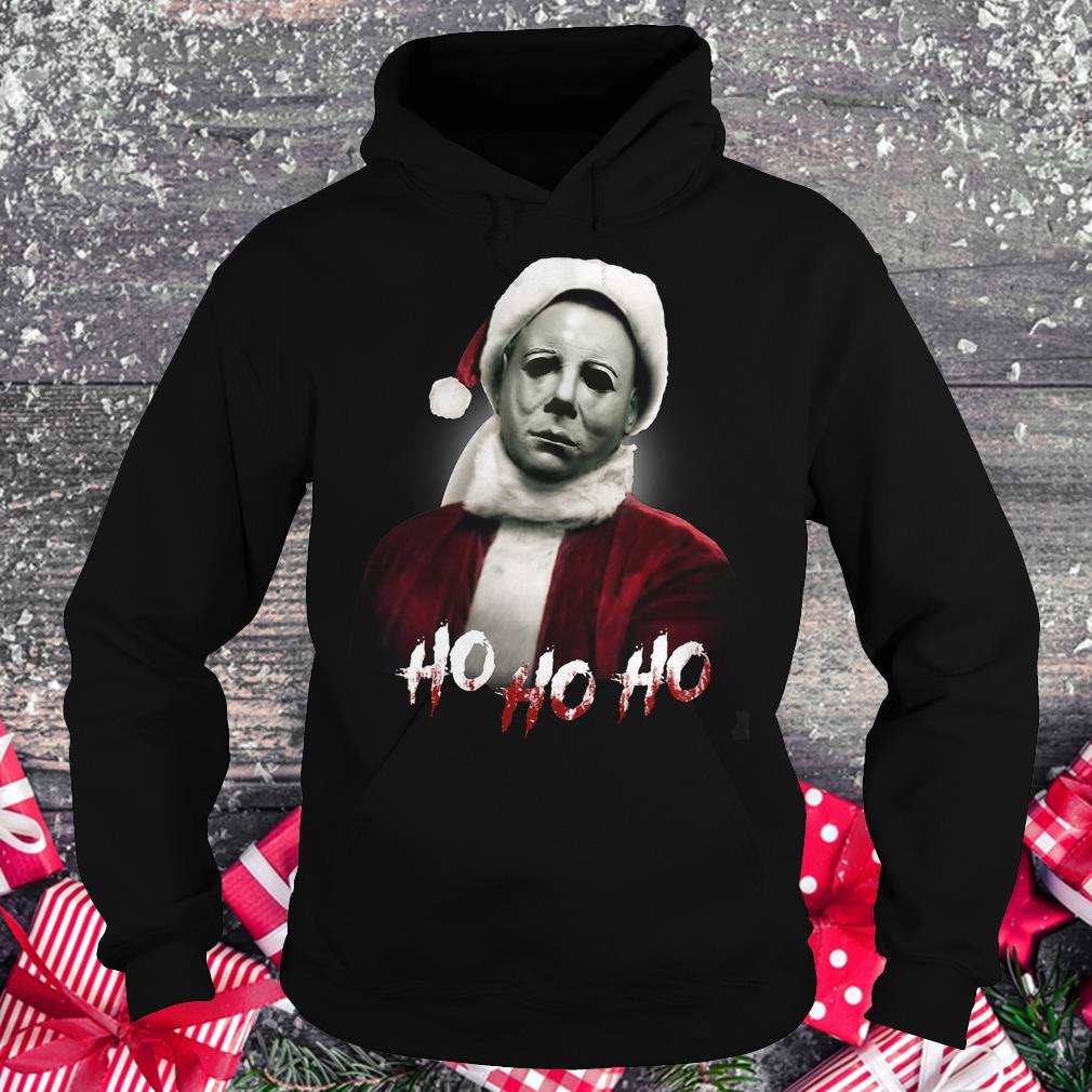 Michael Myers Santa Hat shirt Hoodie