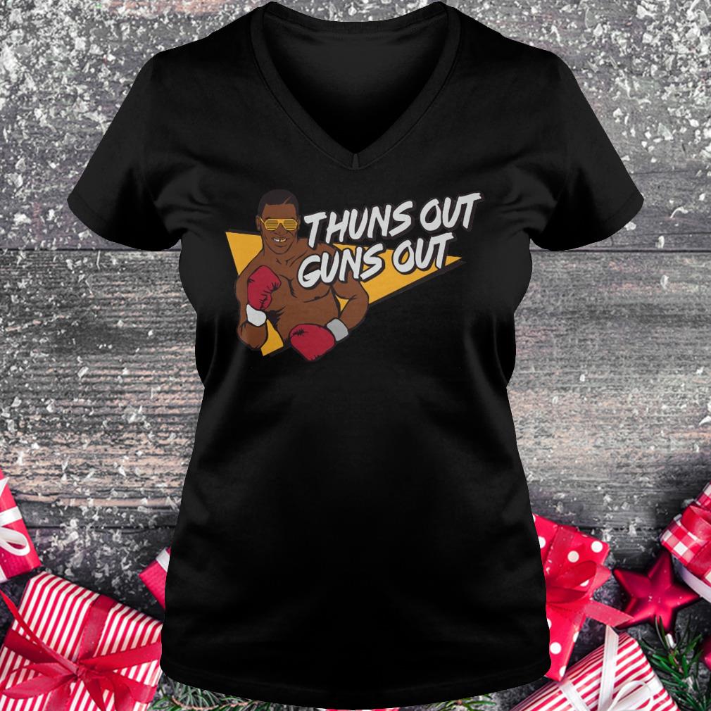 Mr. Tyson thuns out guns out shirt Ladies V-Neck