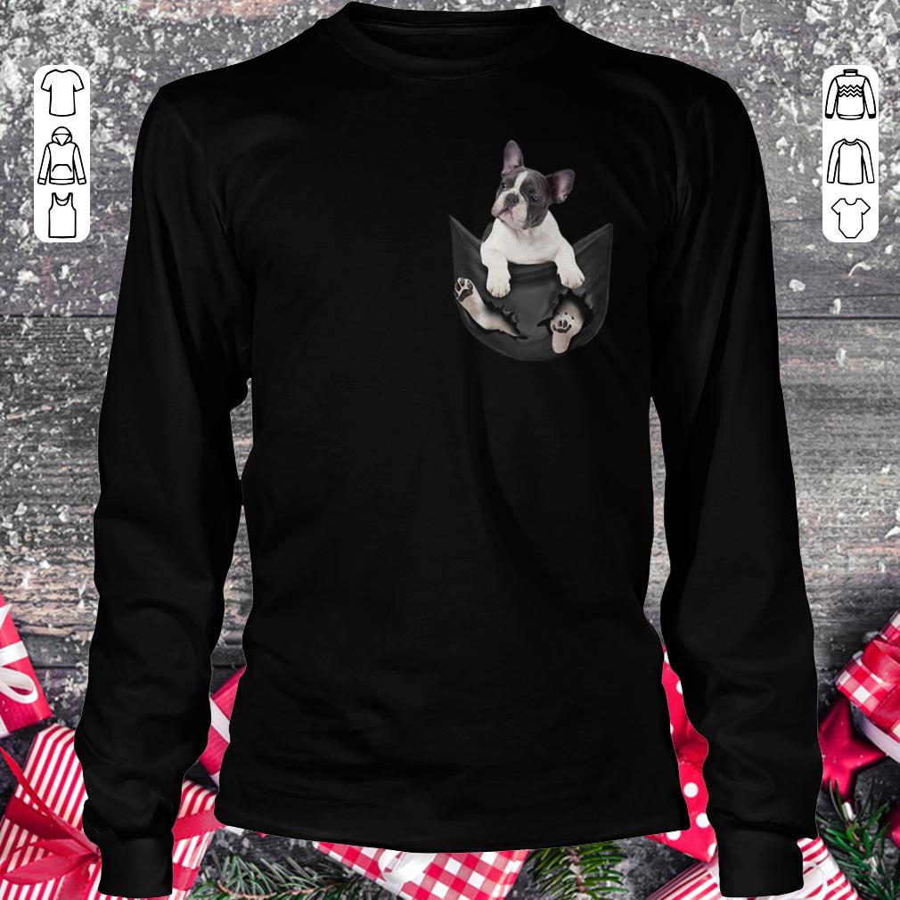 Nice Frenchie Tiny Pocket shirt Longsleeve Tee Unisex