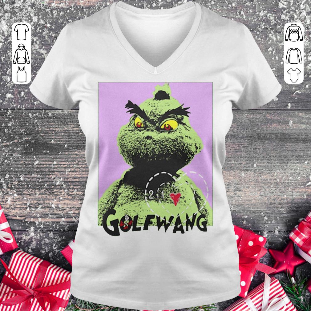 Nice Golf Wang Grinch shirt Ladies V-Neck