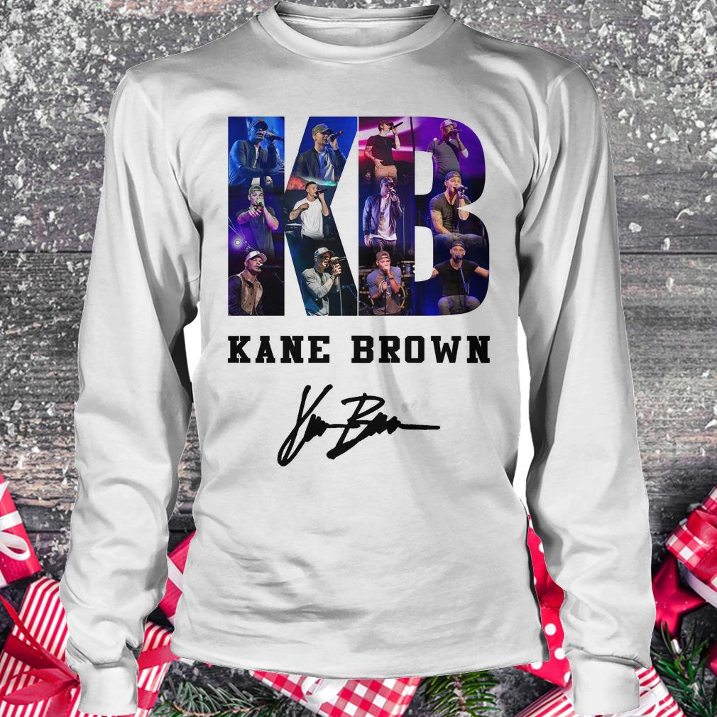 Nice Kane Brown Signed Autograph shirt Longsleeve Tee Unisex