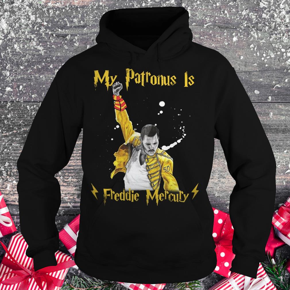 Official My patronus is Freddie Mercury shirt Hoodie