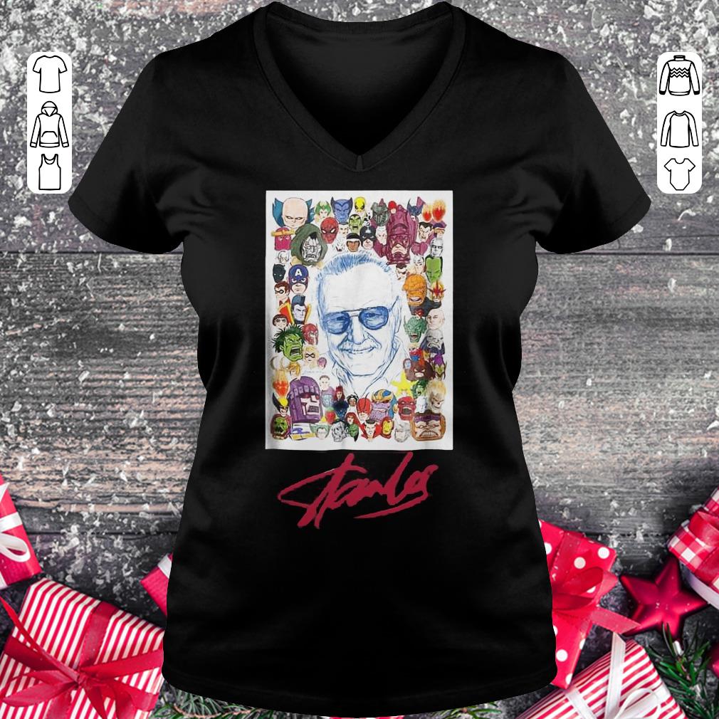 Official Stan Lee Graphic shirt sweater Ladies V-Neck