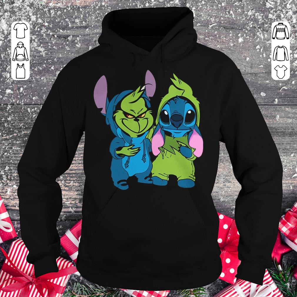 Official Stitch and Grinch shirt Hoodie