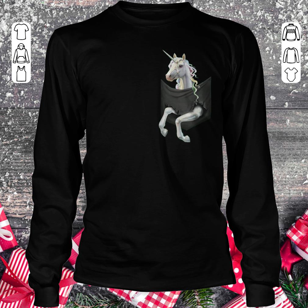 Official Unicorn Inside Pocket shirt, sweater Longsleeve Tee Unisex