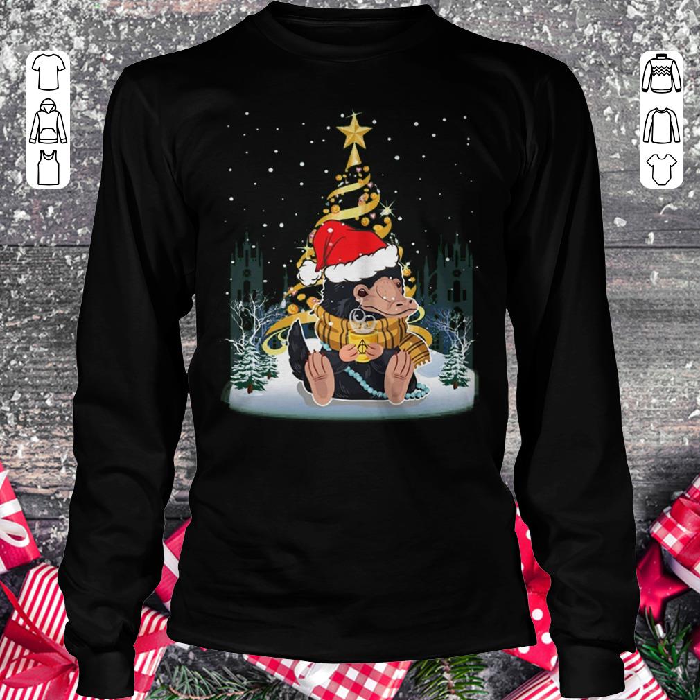 Original Niffler Santa Hat Christmas tree Under Snow shirt Longsleeve Tee Unisex