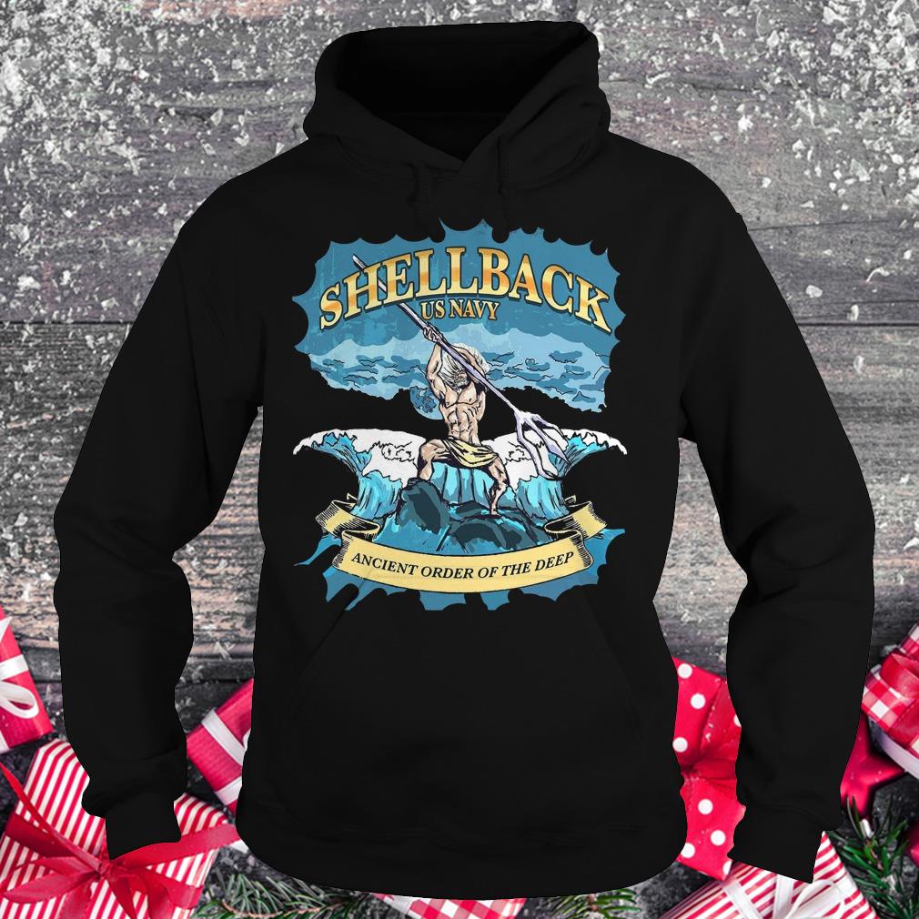 Original Shellback Us Navy Ancient Order Of the deep shirt Hoodie