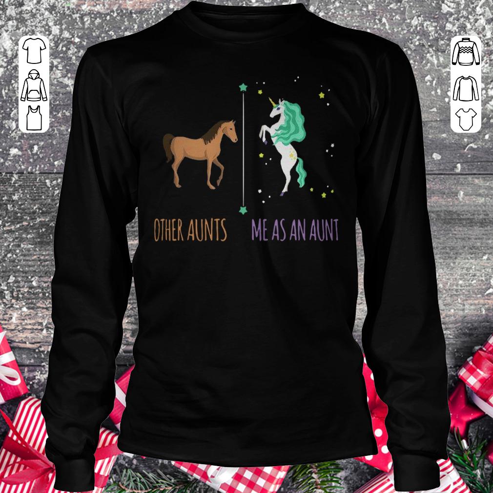 Other aunts horse Me as an aunt unicorn shirt Longsleeve Tee Unisex