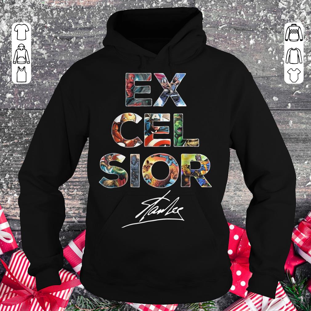 Premium Excelsior Stan Lee Signature shirt Hoodie