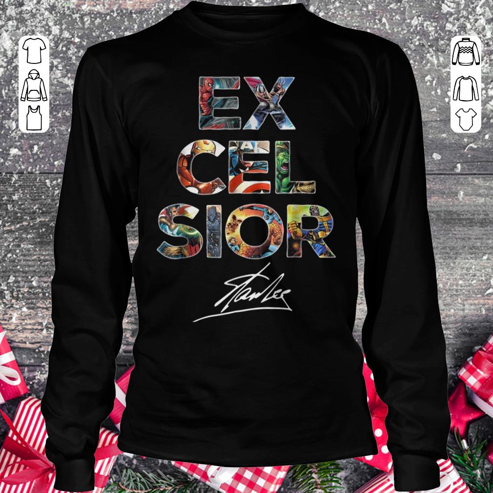 Premium Excelsior Stan Lee Signature shirt Longsleeve Tee Unisex
