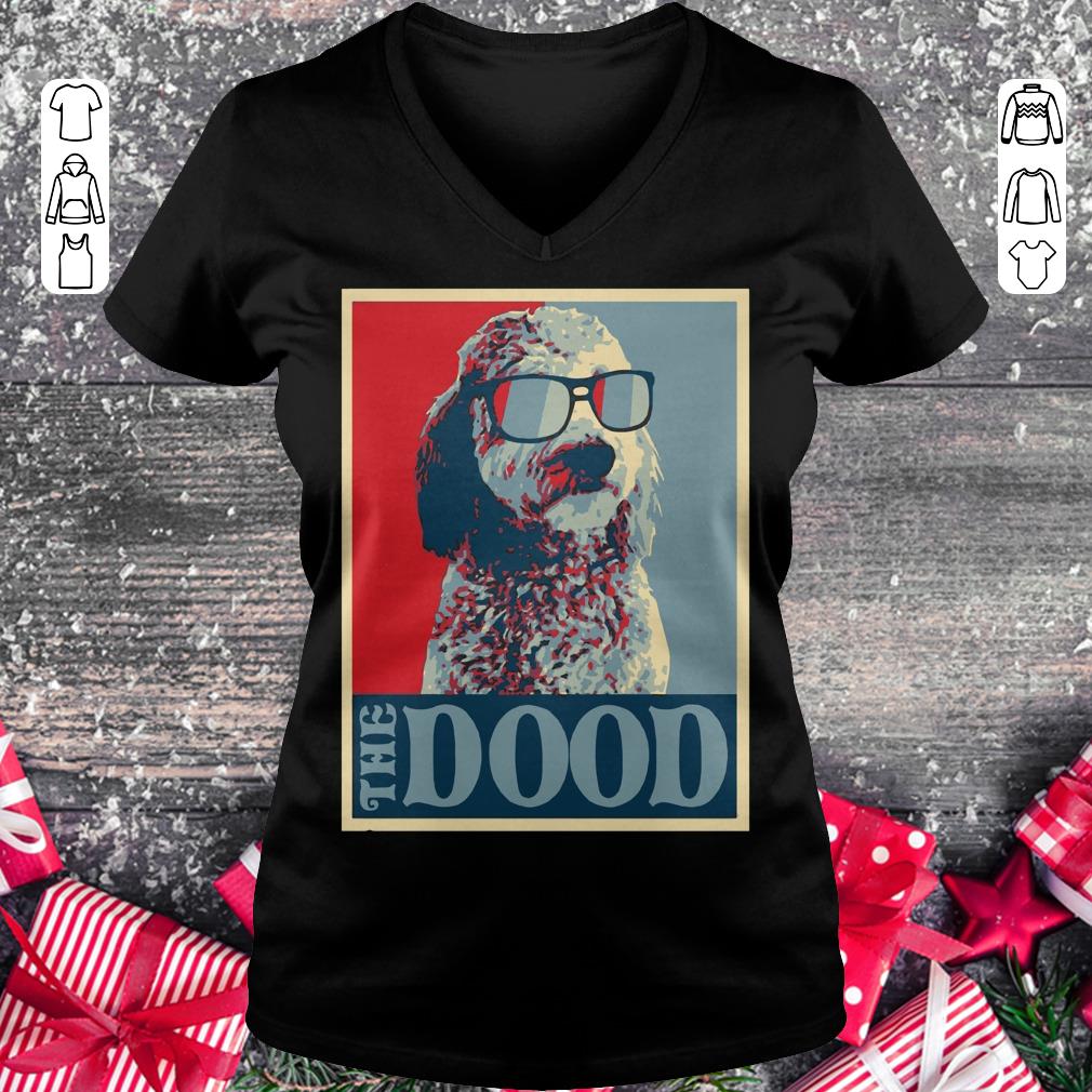 Premium Goldendoodle The Dood shirt Ladies V-Neck