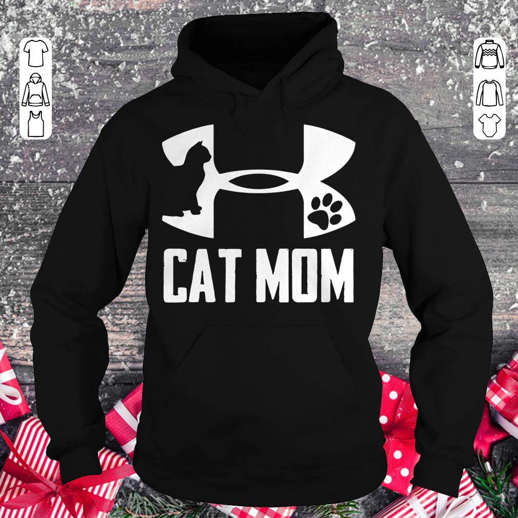 Premium Under Armour Cat paw Mom shirt Hoodie