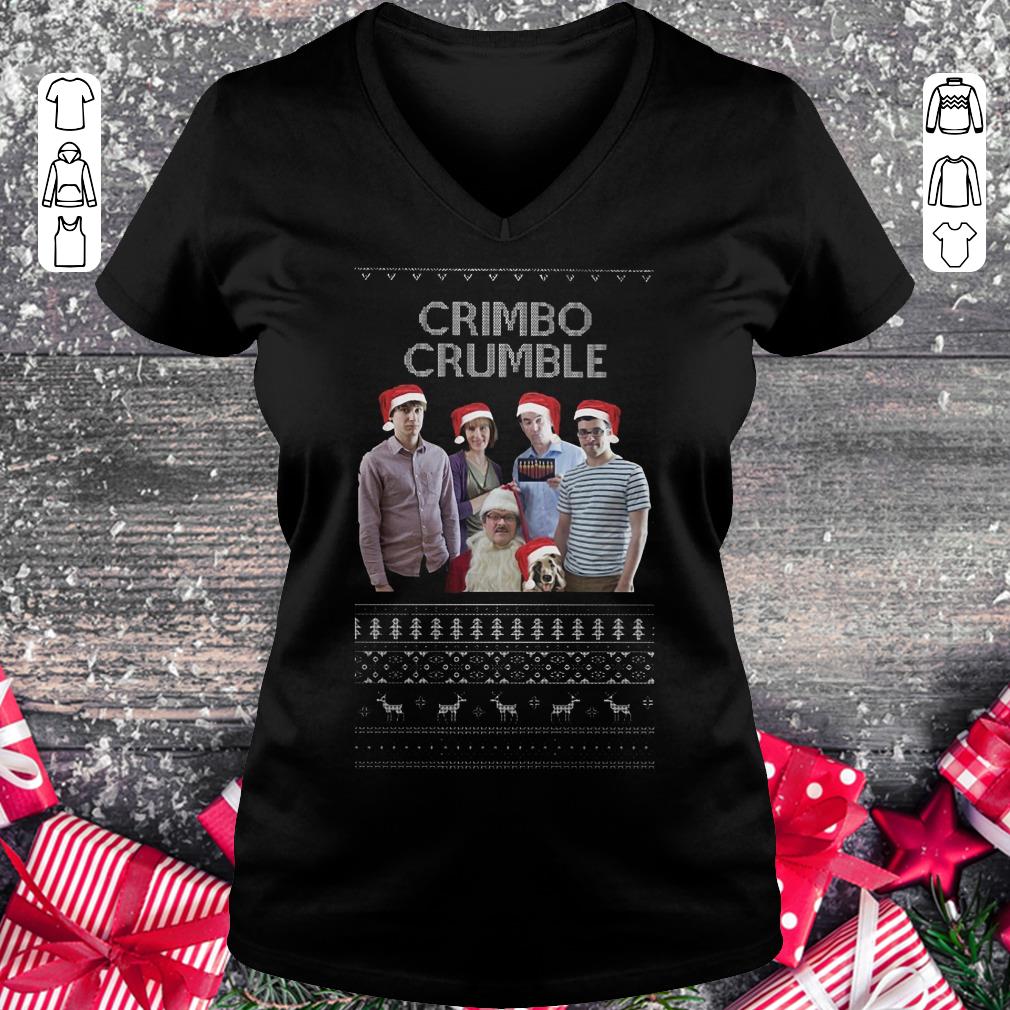 Pretty Friday Night Dinner Crimbo Crumble shirt Ladies V-Neck