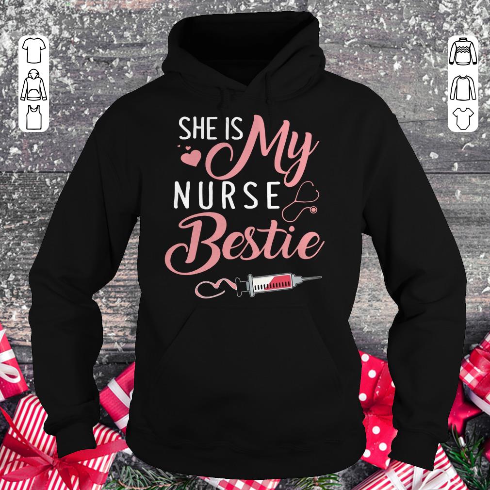 Pretty She is my nurse bestie shirt Hoodie