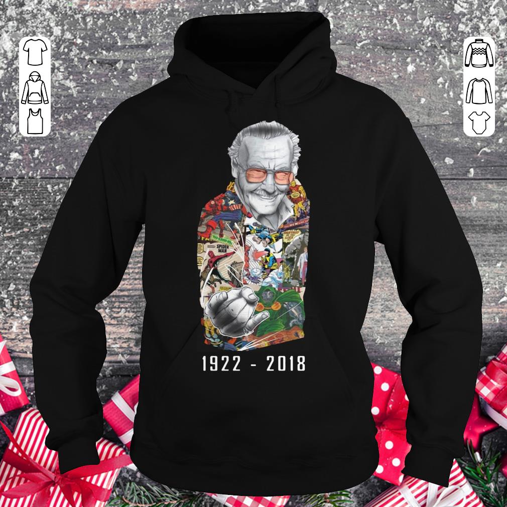 RIP Stan Lee 1922-2018 shirt Hoodie