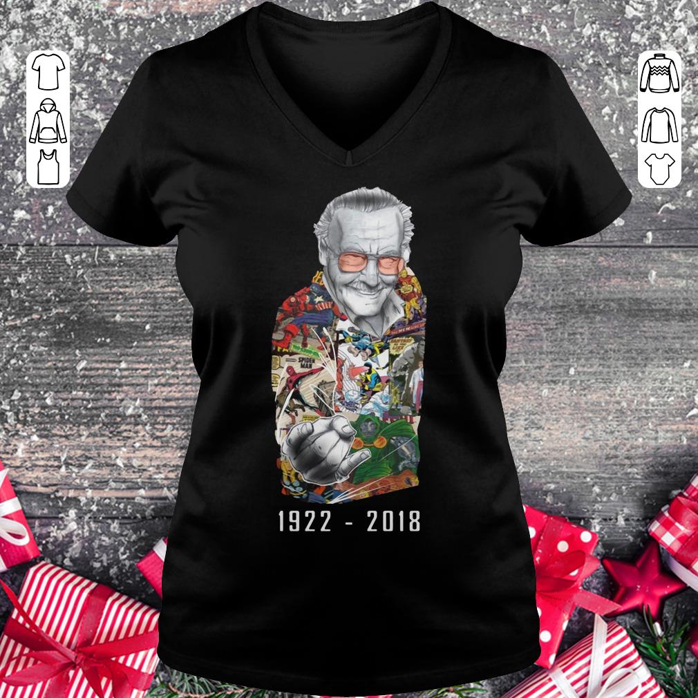 RIP Stan Lee 1922-2018 shirt Ladies V-Neck