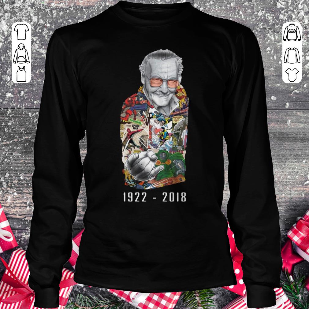 RIP Stan Lee 1922-2018 shirt Longsleeve Tee Unisex