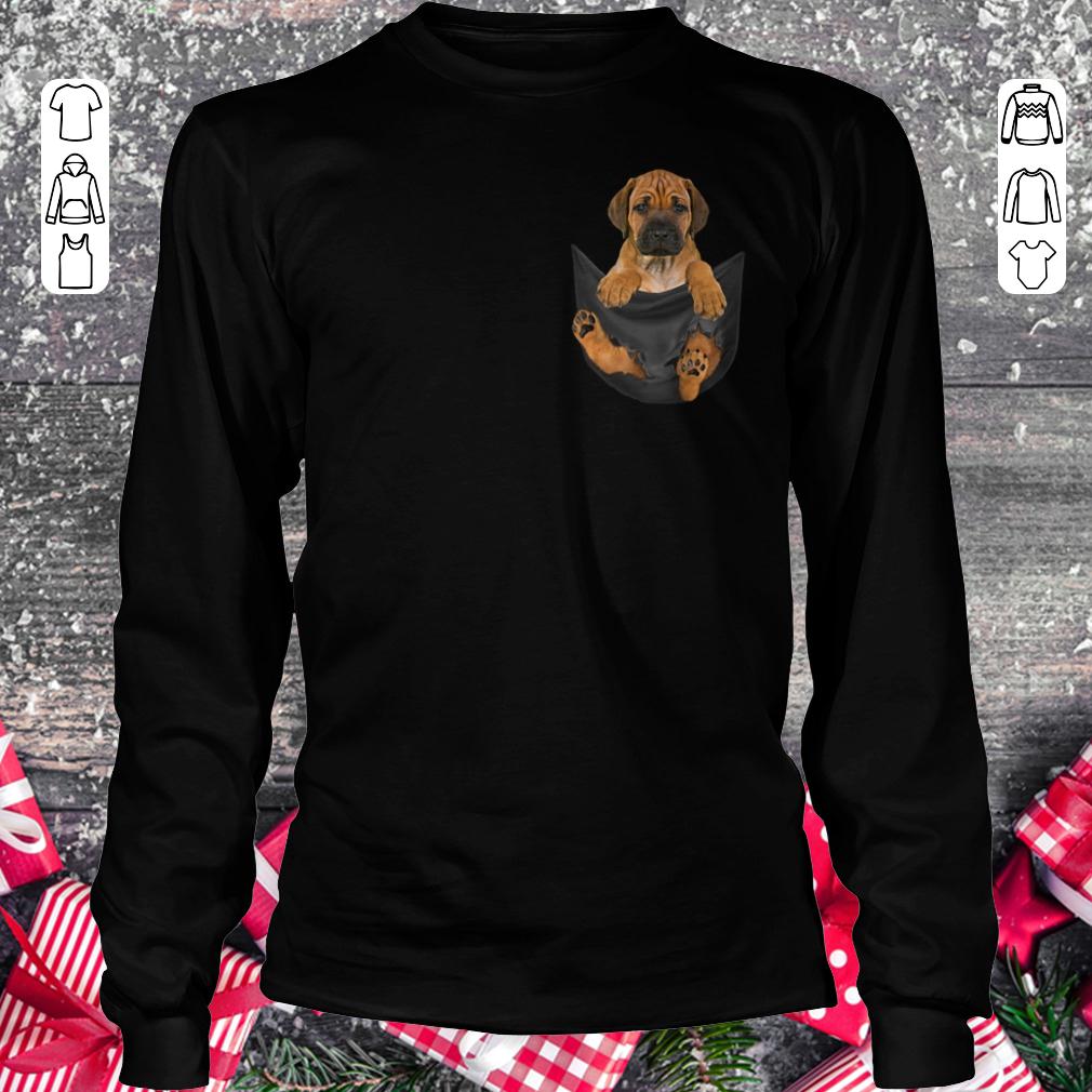 Rhodesian Ridgeback in Tiny Pocket shirt Longsleeve Tee Unisex