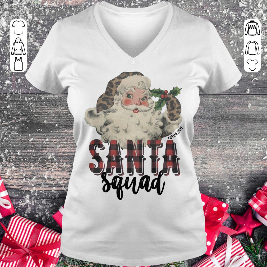 Santa Squad shirt Ladies V-Neck