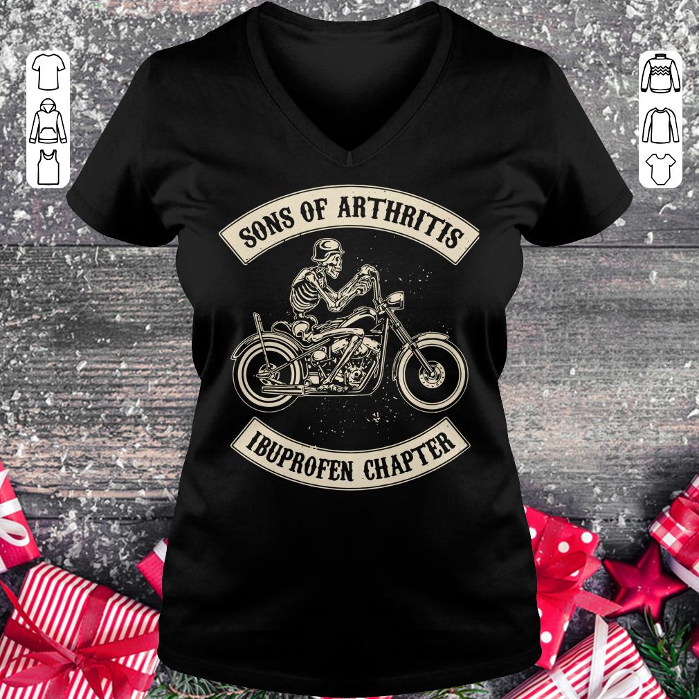 Sons of arthritis Ibuprofen chapter shirt Ladies V-Neck