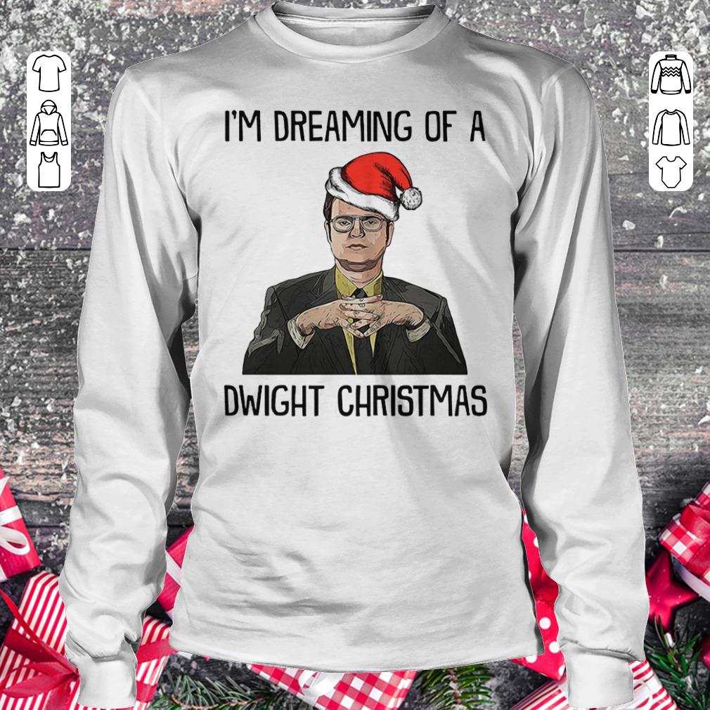 The Office I'm dreaming of a dwight christmas shirt Longsleeve Tee Unisex