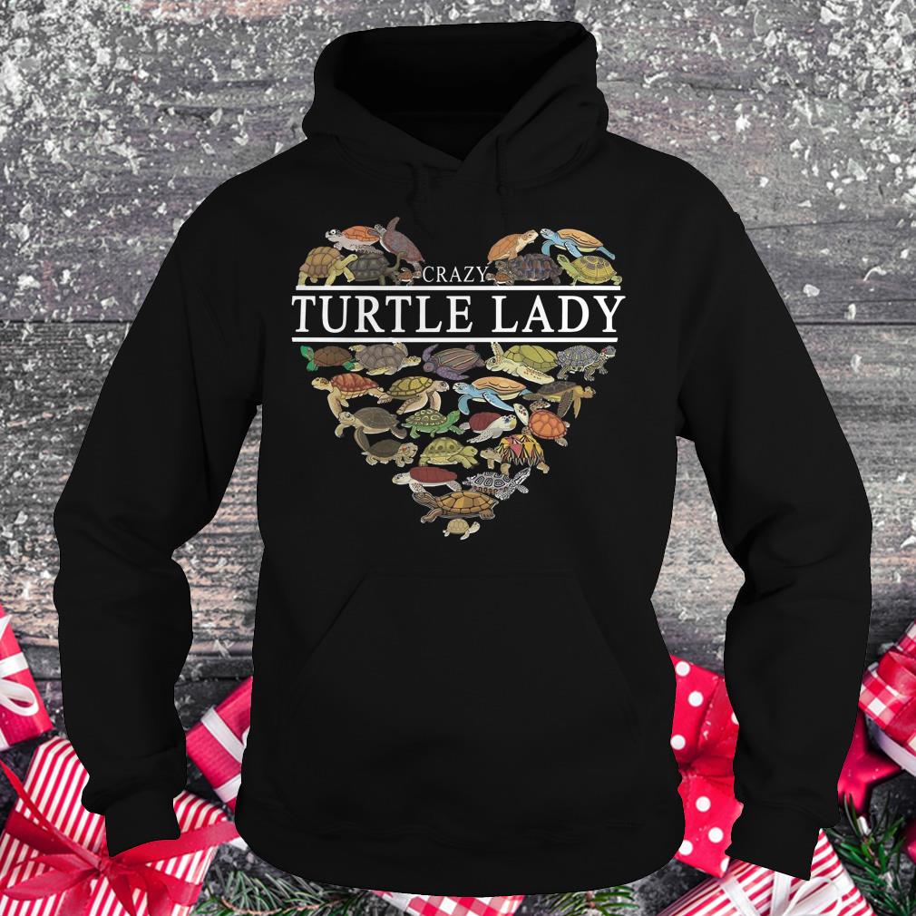 The best Crazy Turtle lady Turtle Aholic shirt Hoodie