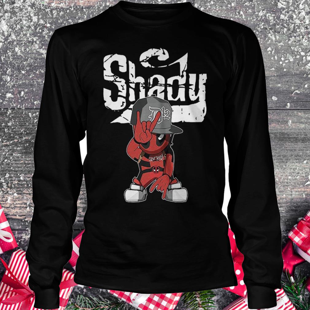 Top Eminem Deadpool Shady shirt Longsleeve Tee Unisex