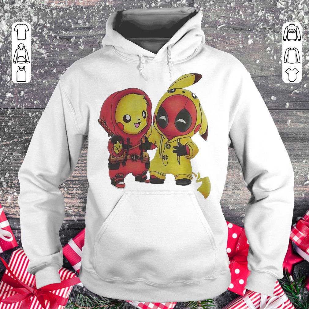 Top Pokemon Pikachu and Deadpool shirt Hoodie