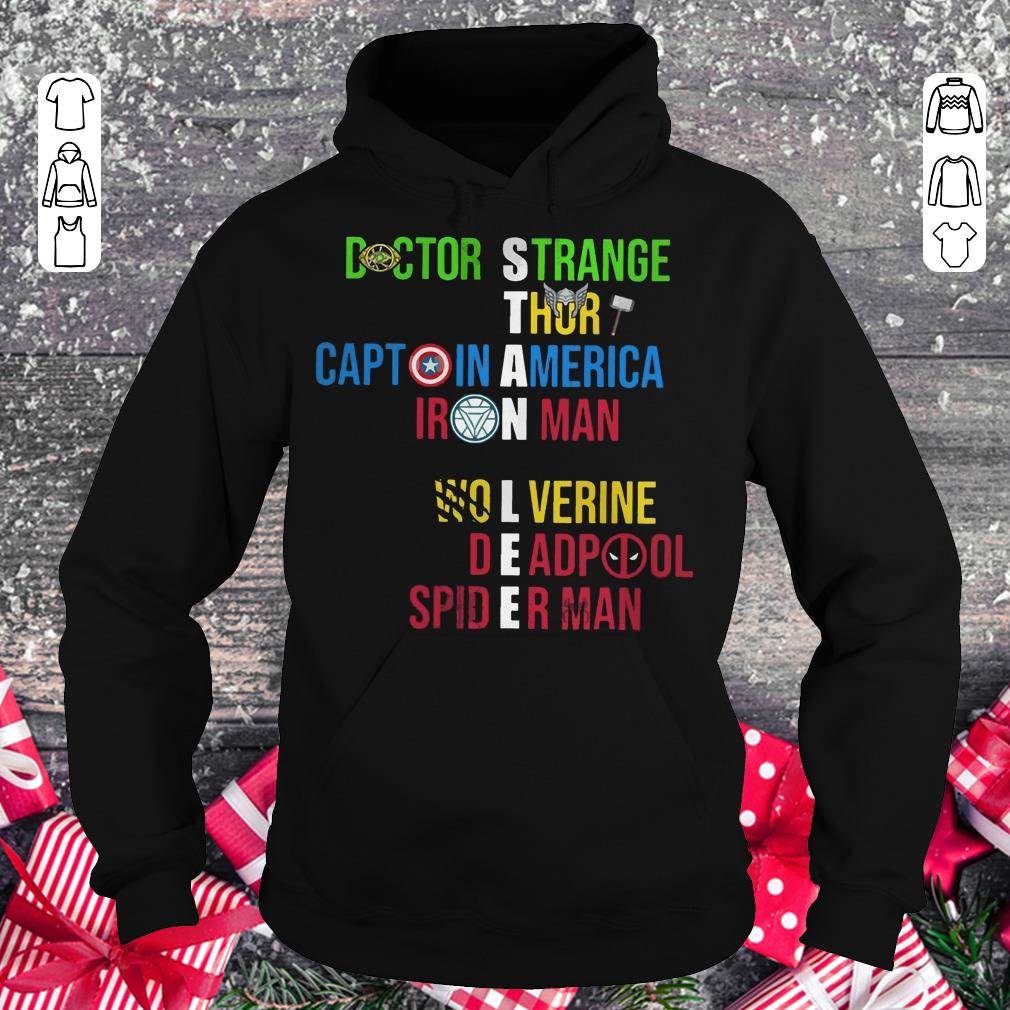 Top Stan Lee Avenger Team names shirt longsleeve Hoodie