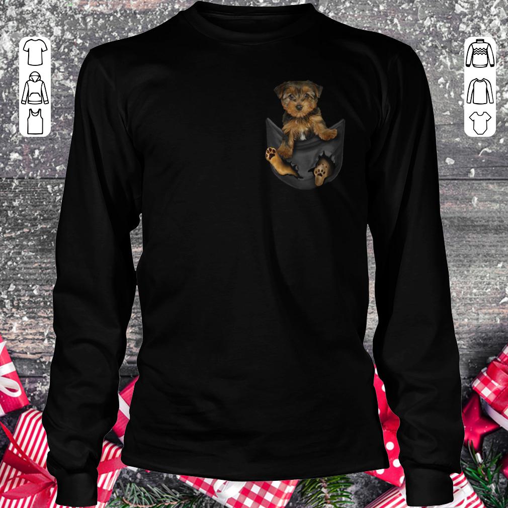 Yorkies Tiny Pocket shirt Longsleeve Tee Unisex