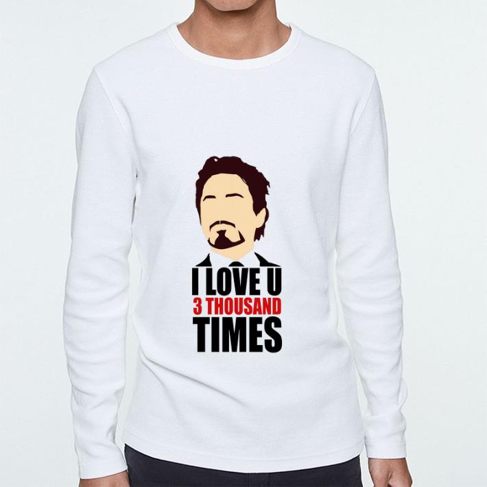 Hot Ironman I Love You 3 Thousand times shirt