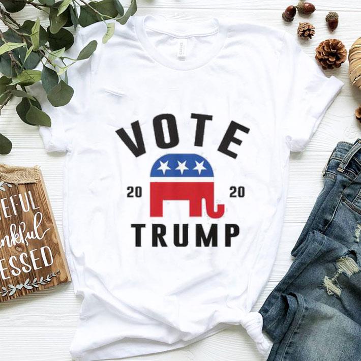 Hot Vote Trump 2020 Elephant GOP shirt