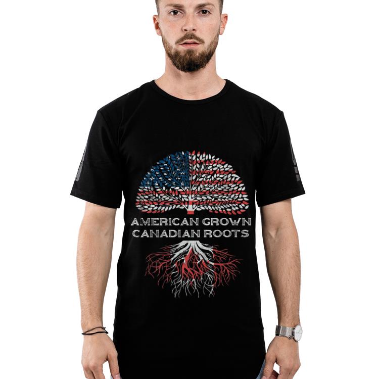 Premium American Grown Canadian Roots Us Flag Happy Independence Day ...