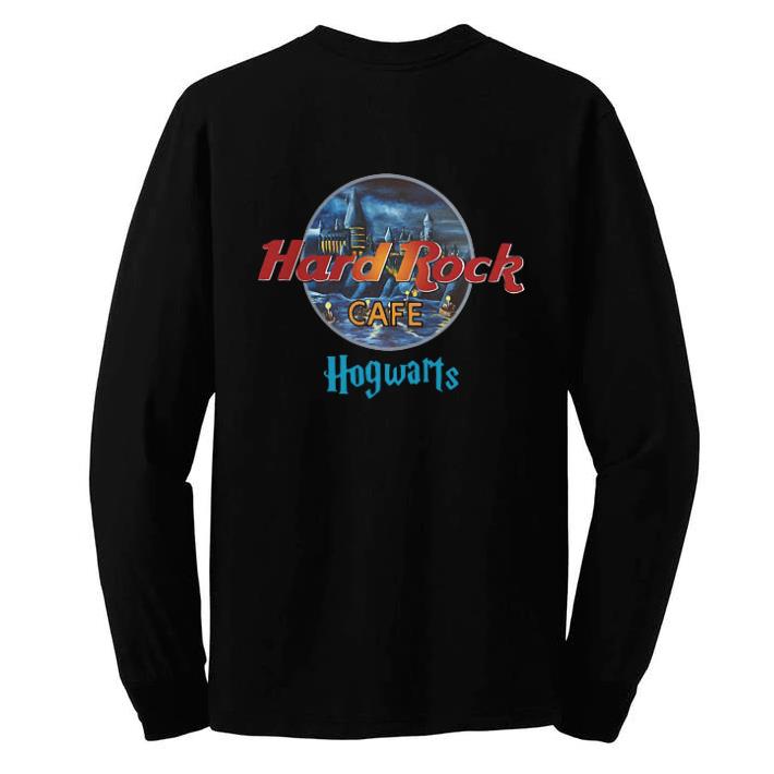 Premium Harry Potter Hard Rock cafe Hogwarts shirt