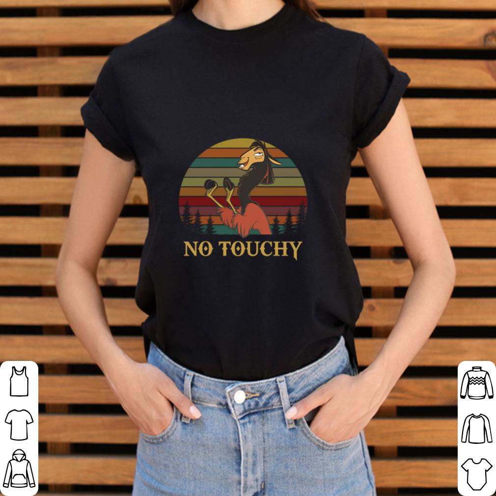 Hot Kuzco Llama No touchy vintage shirt